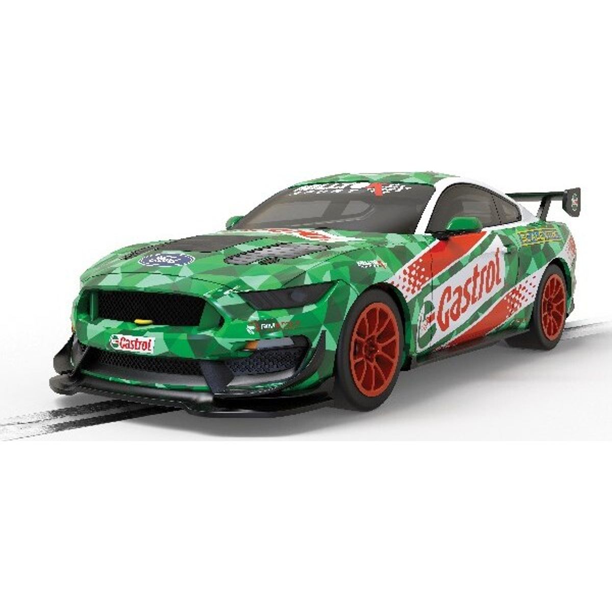 Scalextric - Ford Mustang Gt4 Castrol Drift Car - 1:32 - C4327