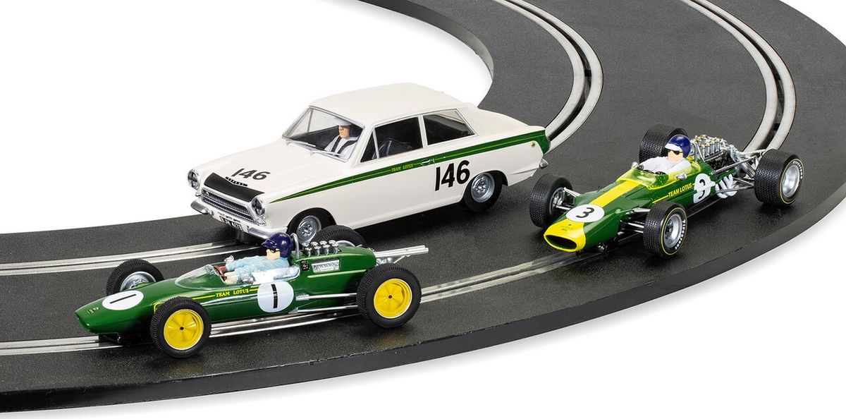 Scalextric - Jim Clark Sæt Med 3 Biler - 1:32 - C4395a