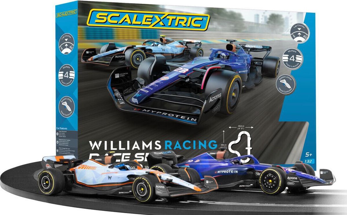 Scalextric Racerbane Sæt - Williams Racing - 1:32 - C1450p