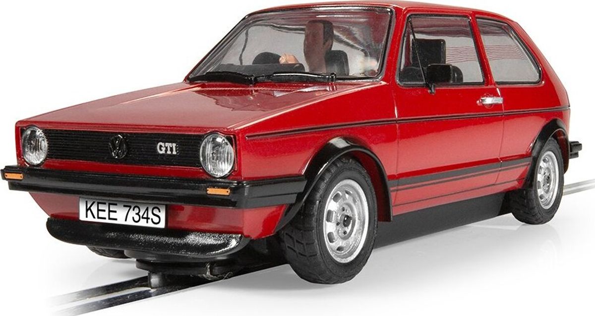 Scalextric - Volkswagen Golf Gti Rød Bil - 1:32 - C4490