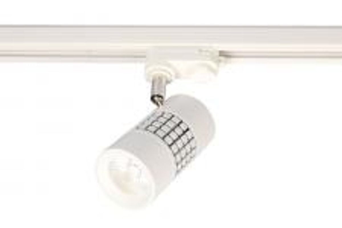 Scan Products - Esma LED 15w 3000K (1180 lumen) Ra90, 3-faset skinnespot - Hvid