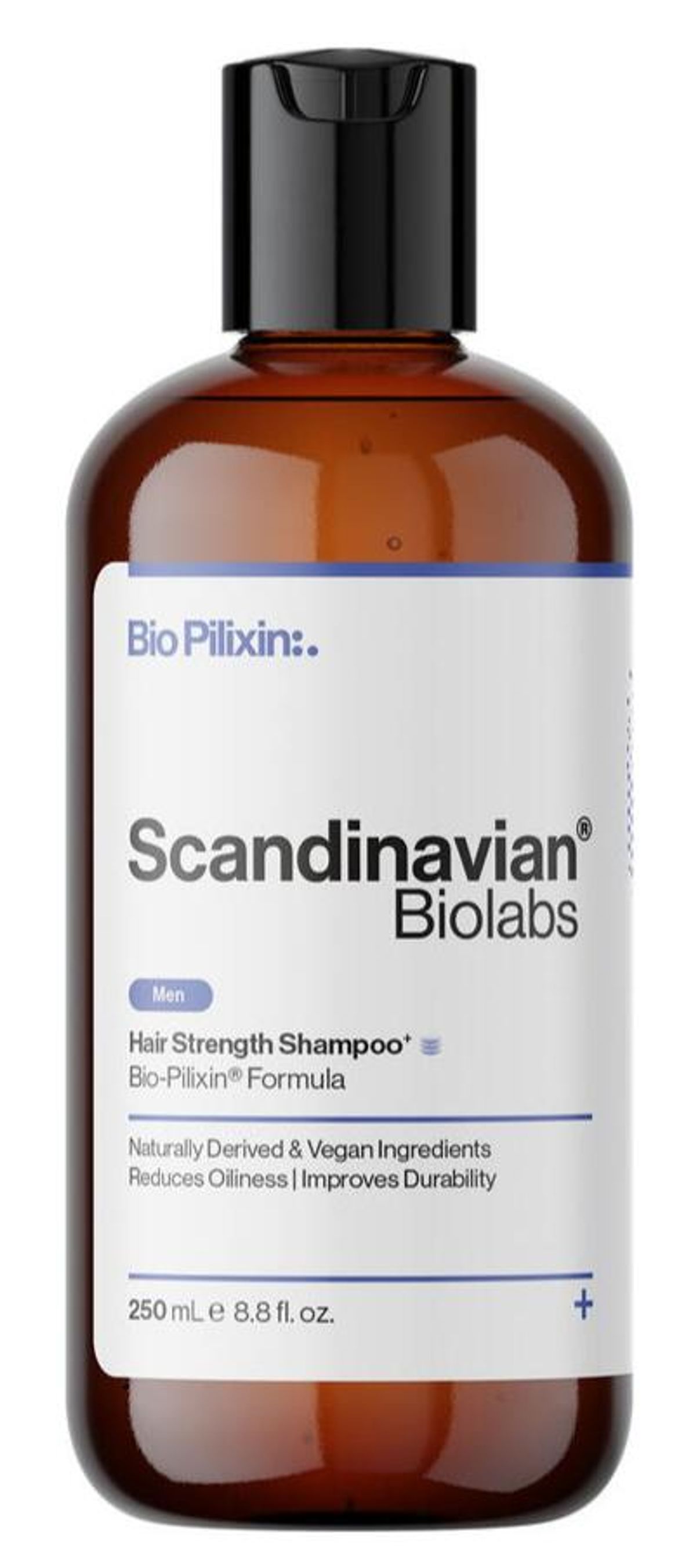 Scandinavian Biolabs Hair Strength Shampoo, Men, 250ml.