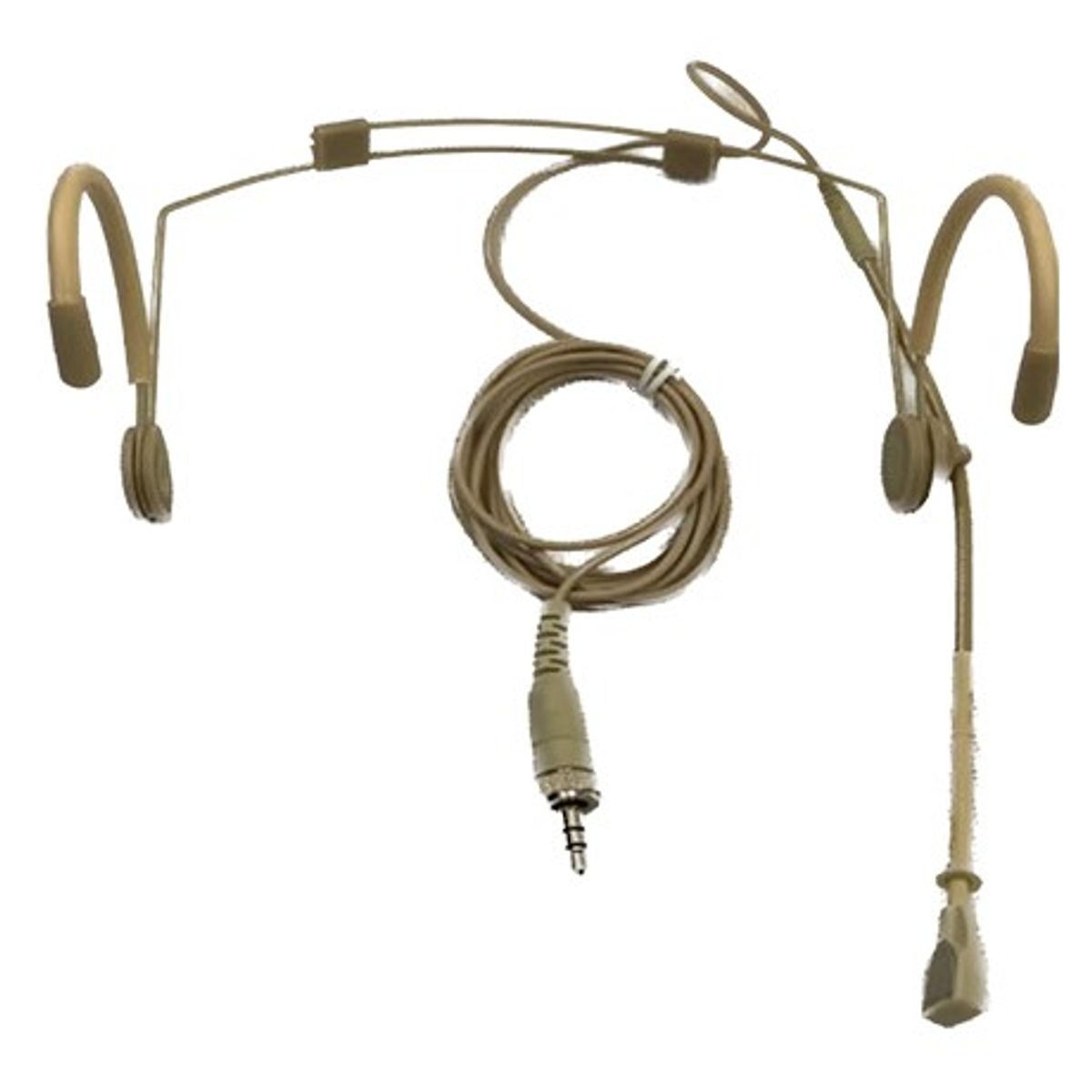 Scanmic HS8013-C3 Headset med Sennheiser 3,5mm Minijack omløber stik (Nyre) - Beige