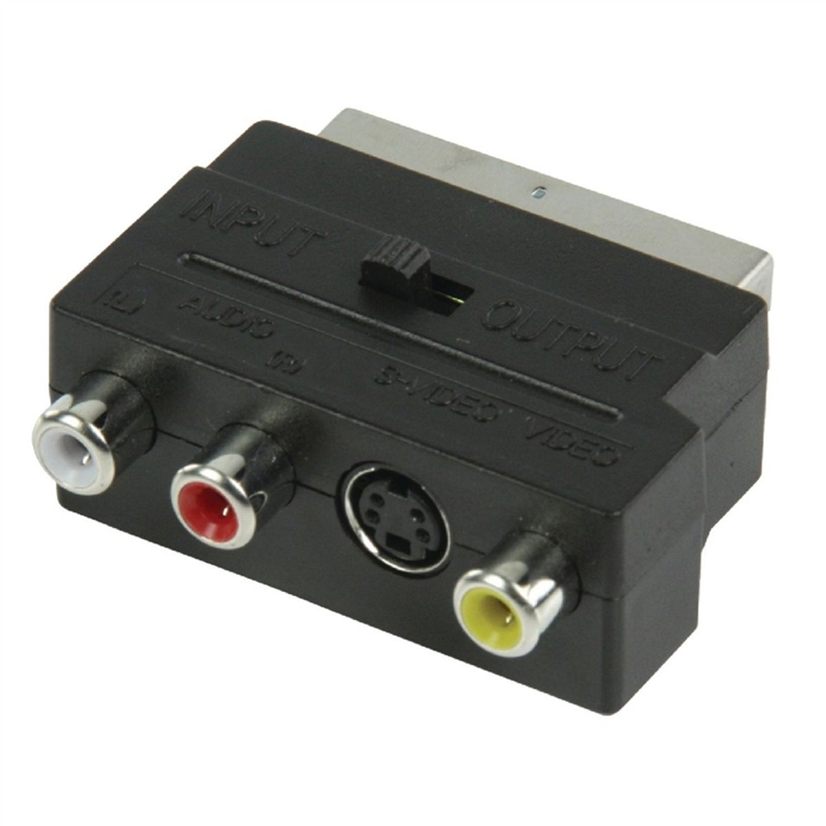 Scart-Adapter fra scart til S-Video / RCA (phono)