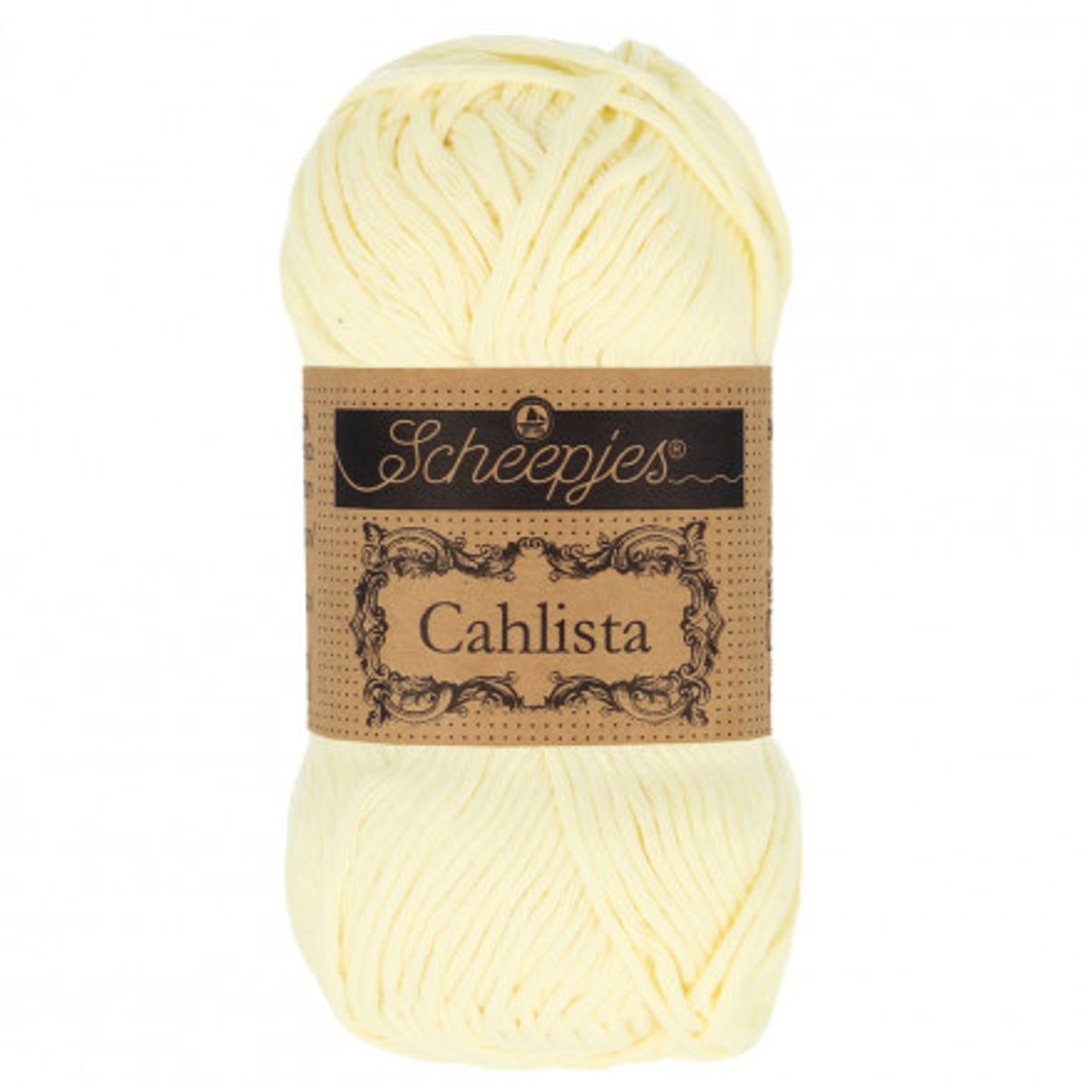 Scheepjes Cahlista Yarn Unicolor 101 Candle Light