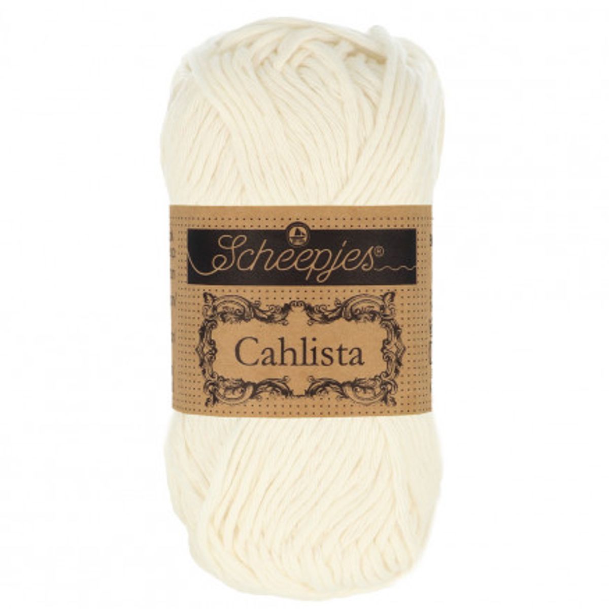 Scheepjes Cahlista Yarn Unicolor 105 Bridal White