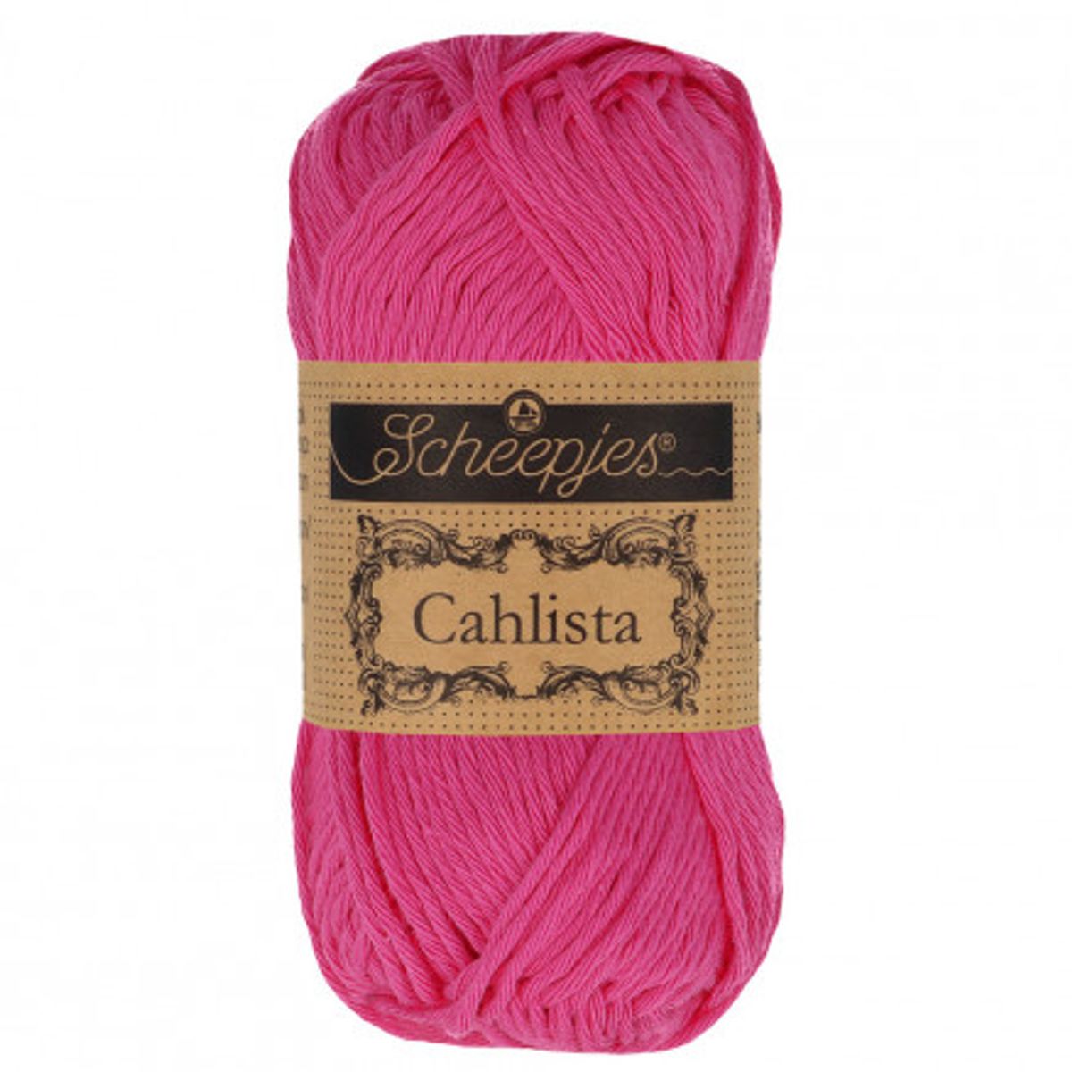 Scheepjes Cahlista Yarn Unicolor 114 Shocking Pink