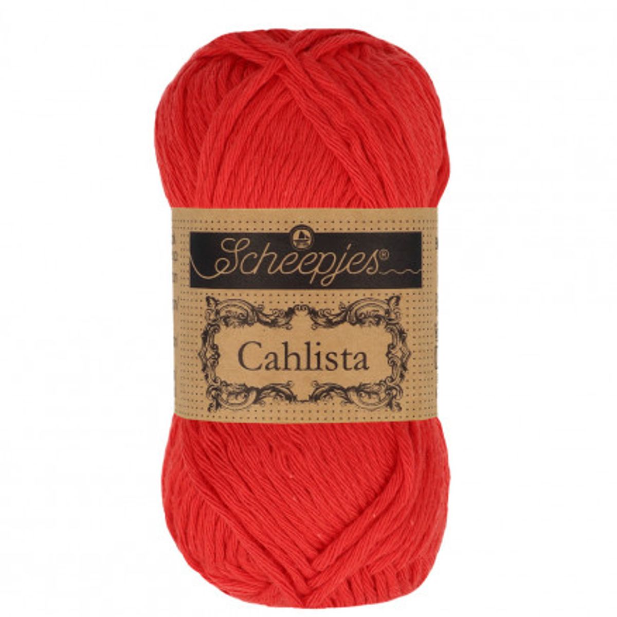 Scheepjes Cahlista Yarn Unicolor 115 Hot Red