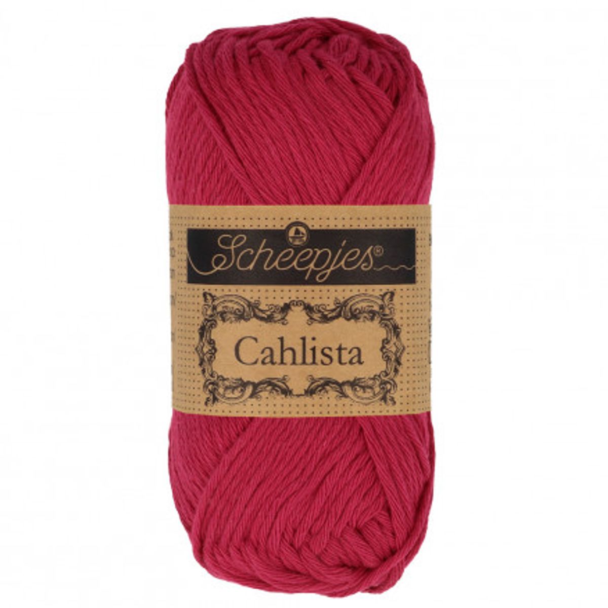 Scheepjes Cahlista Yarn Unicolor 192 Scarlet