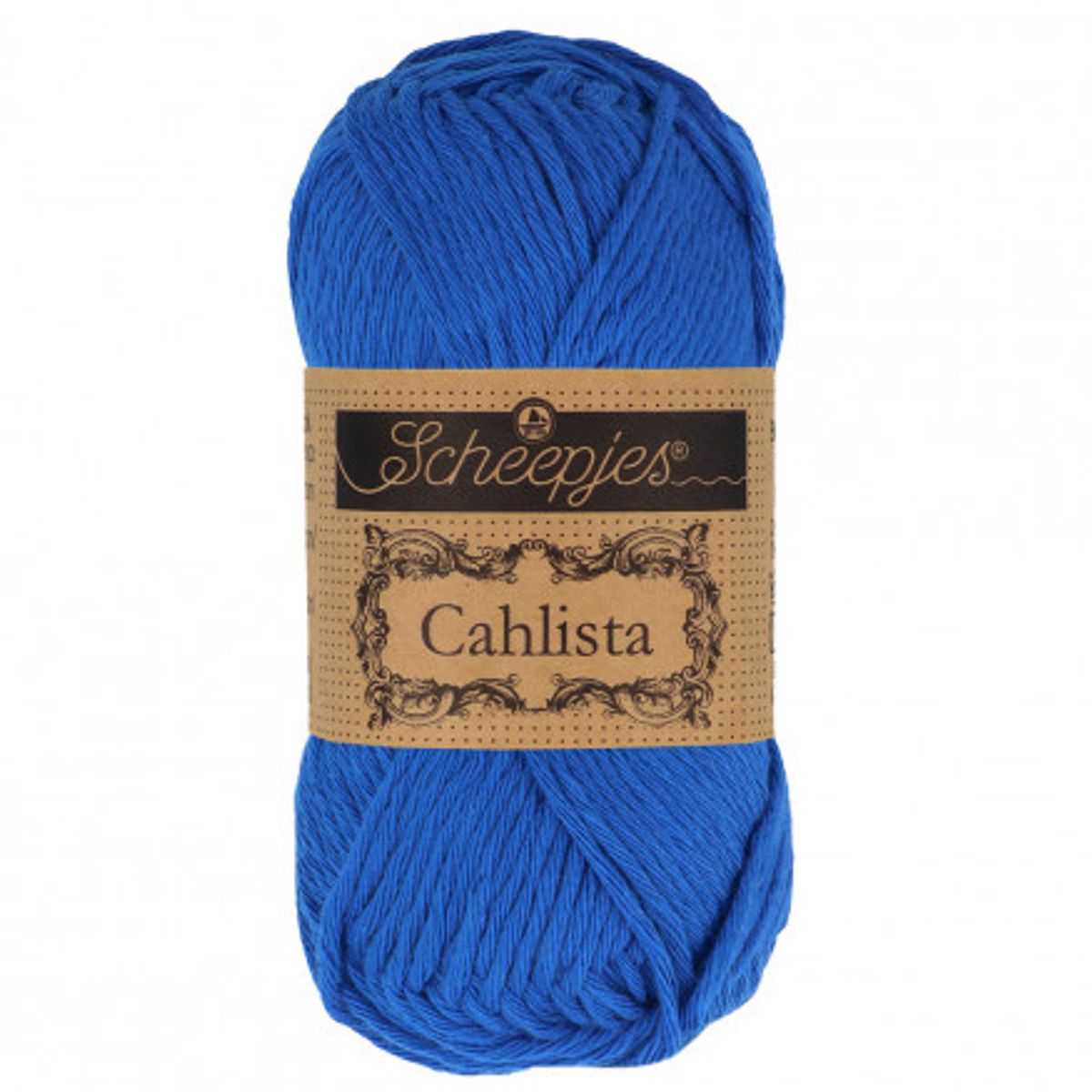 Scheepjes Cahlista Yarn Unicolor 201 Electric Blue