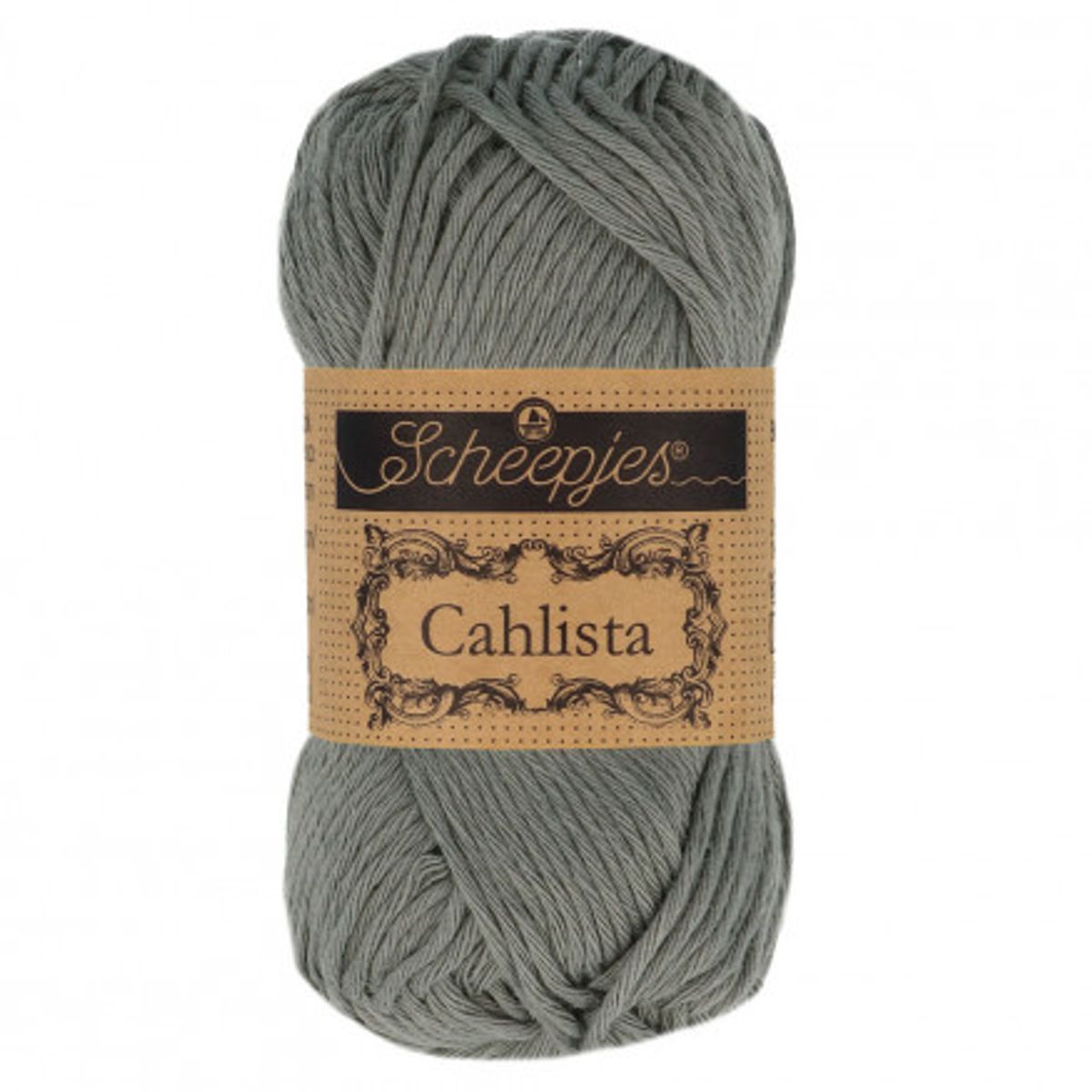 Scheepjes Cahlista Yarn Unicolor 242 Metal Grey