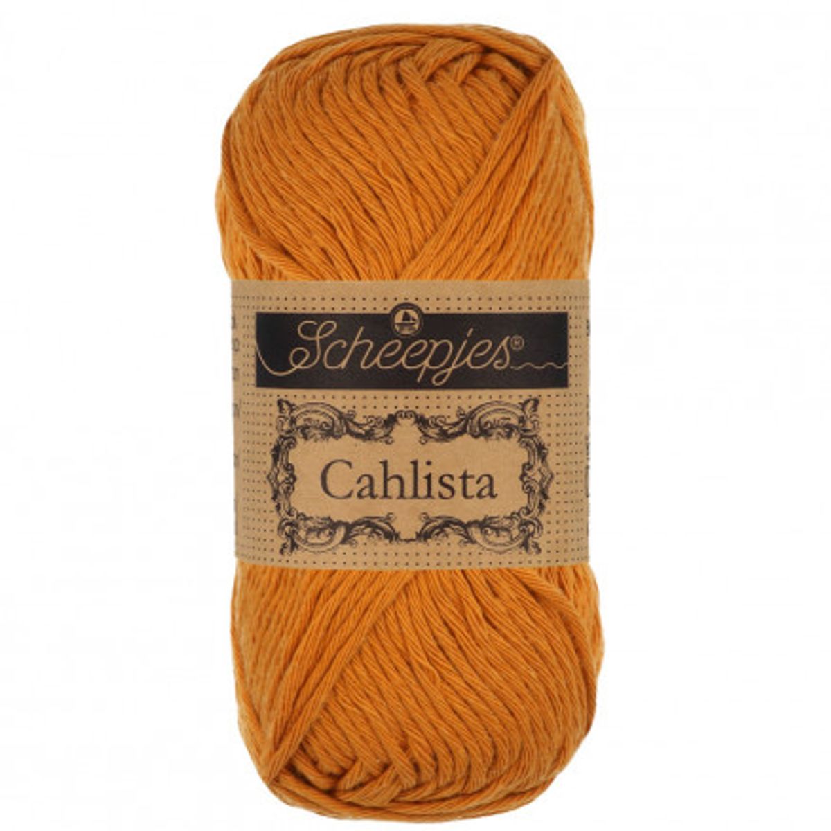 Scheepjes Cahlista Yarn Unicolor 383 Ginger Gold