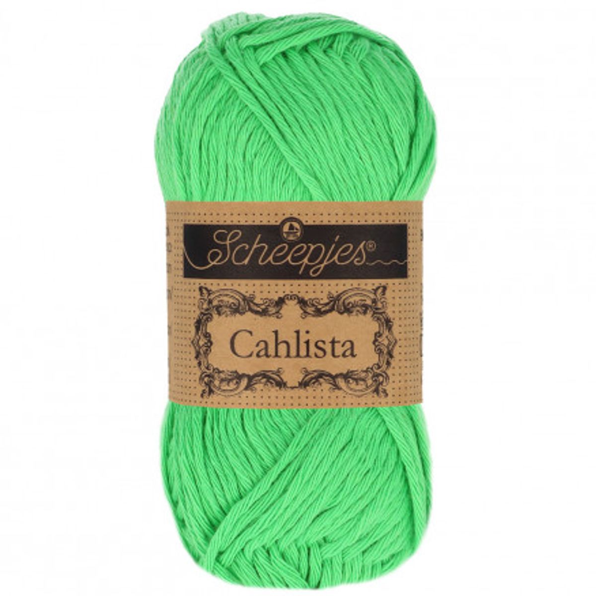 Scheepjes Cahlista Yarn Unicolor 389 Apple Green