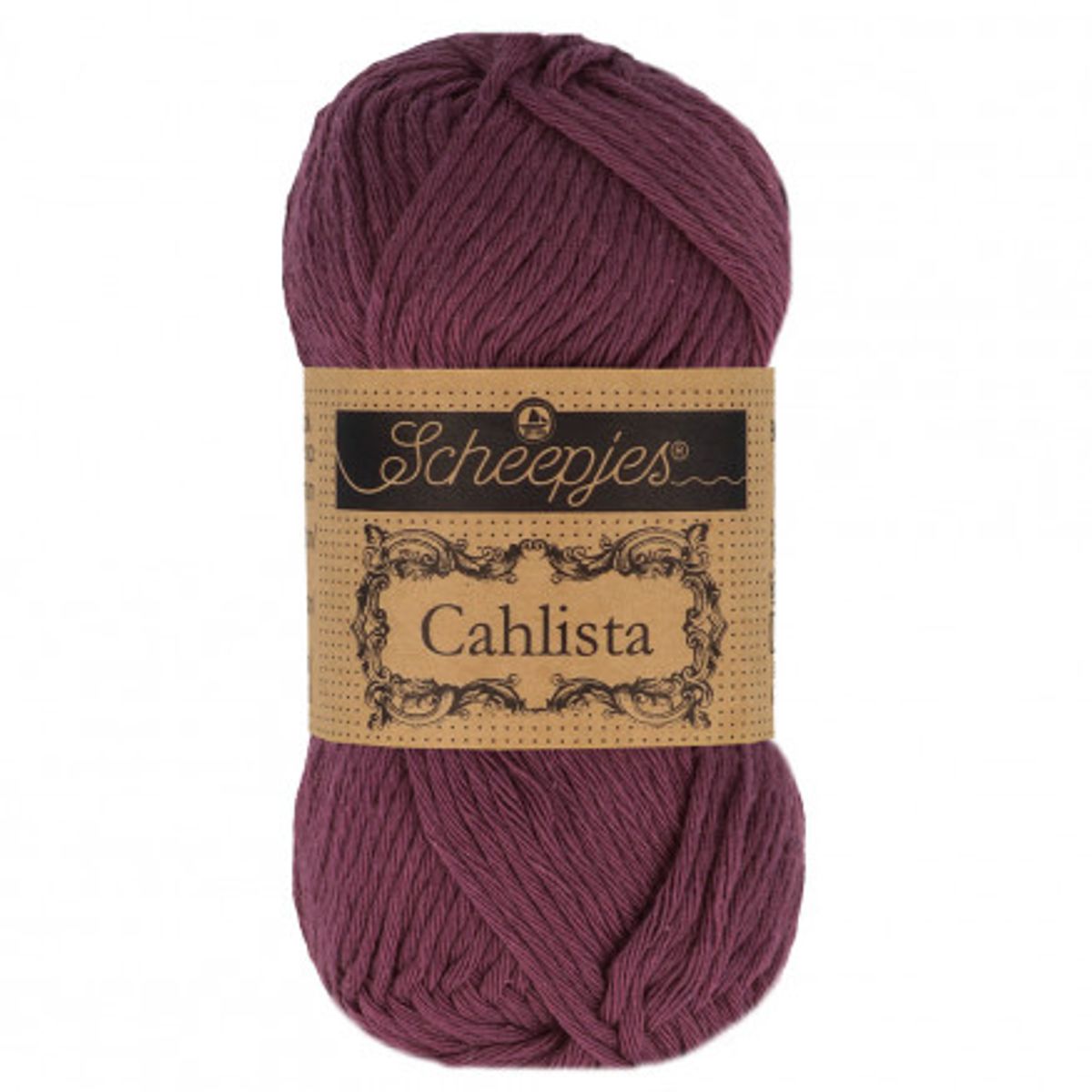 Scheepjes Cahlista Yarn Unicolor 394 Shadow Purple