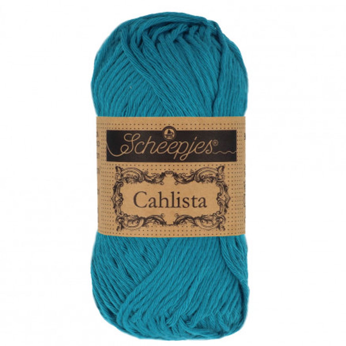 Scheepjes Cahlista Yarn Unicolor 400 Petrol Blue