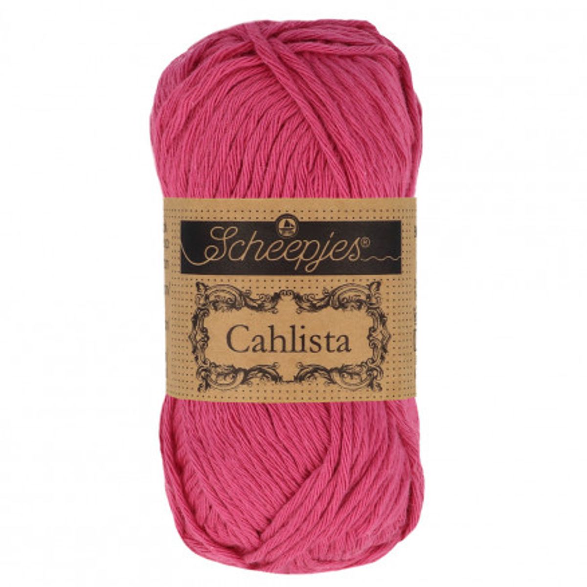 Scheepjes Cahlista Yarn Unicolor 413 Cherry