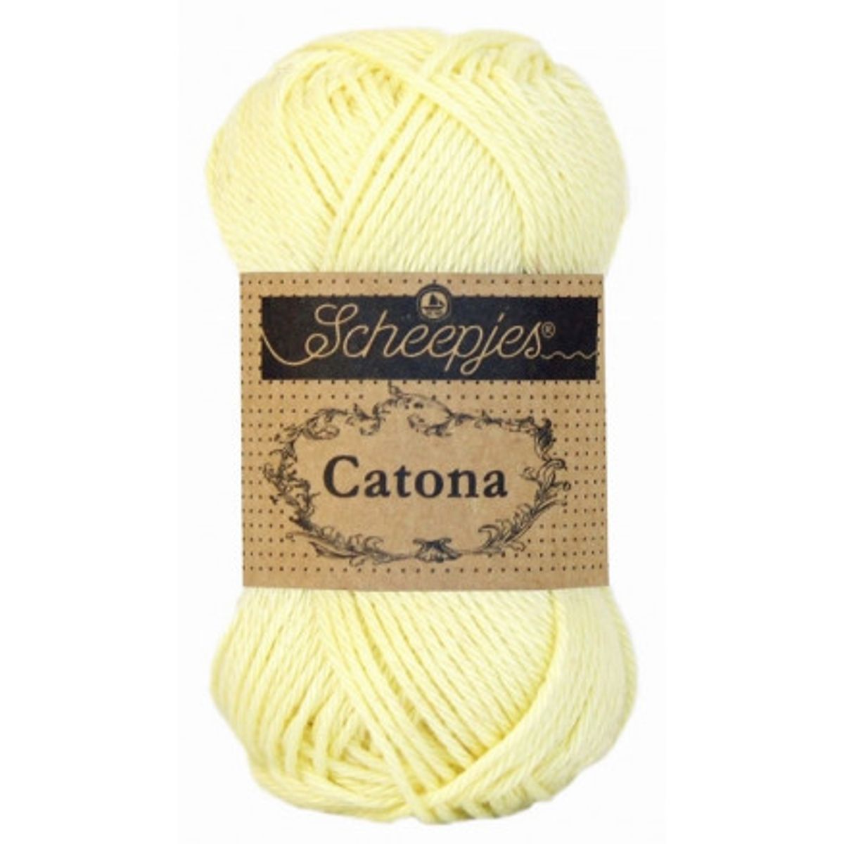 Scheepjes Catona Garn Unicolor 101 Candle Light