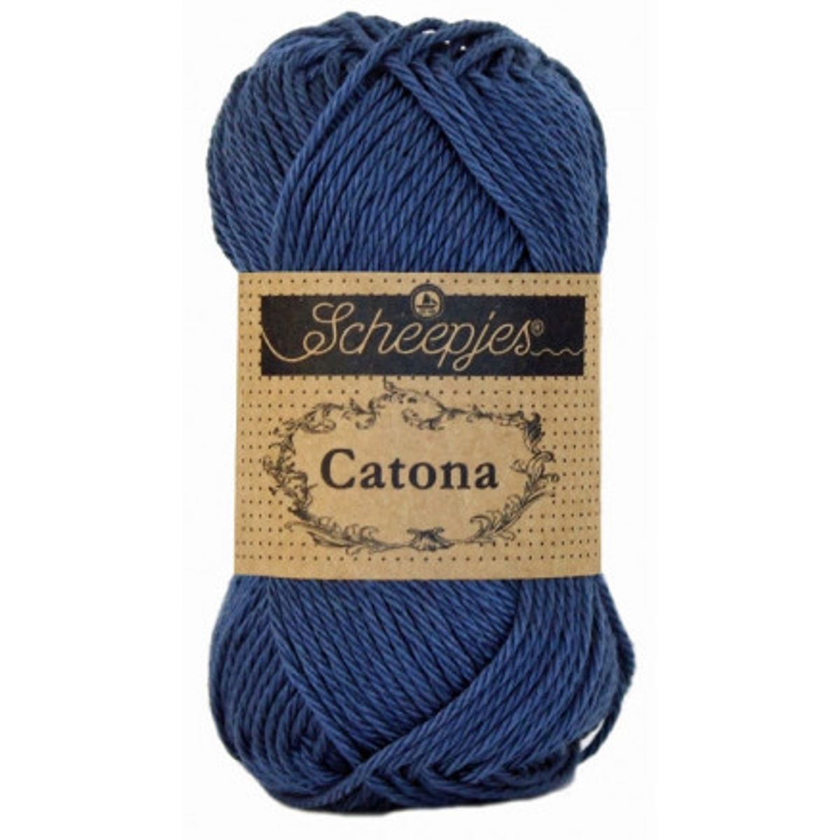 Scheepjes Catona Garn Unicolor 164 Light Navy