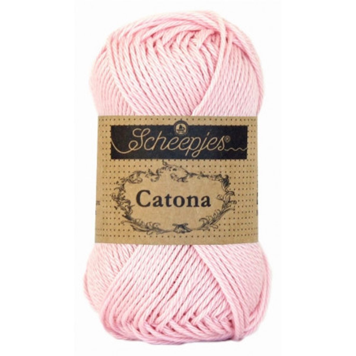 Scheepjes Catona Garn Unicolor 238 Powder Pink