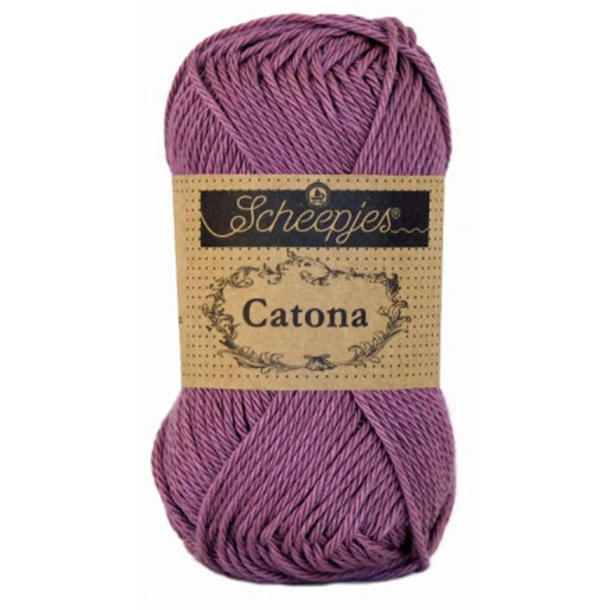 Scheepjes Catona Garn Unicolor 240 Amethyst