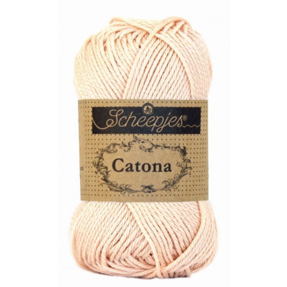 Scheepjes Catona Garn Unicolor 263 Petal Peach