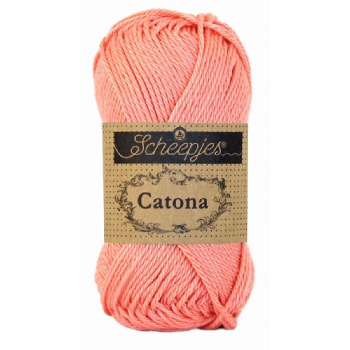 Scheepjes Catona Garn Unicolor 264 Light Coral