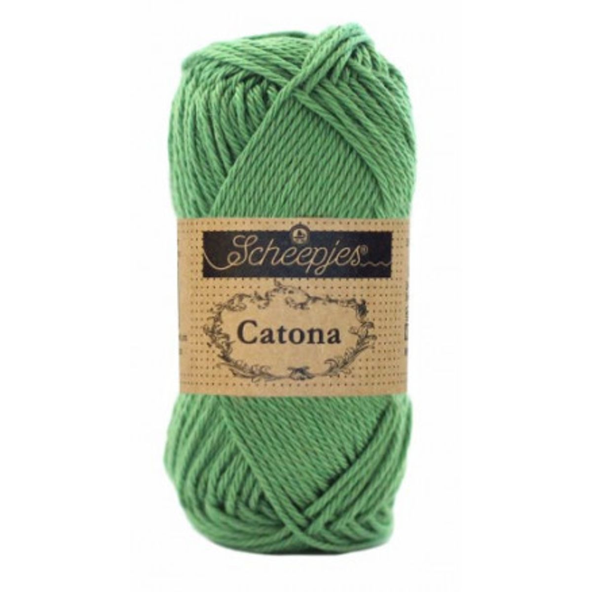 Scheepjes Catona Garn Unicolor 412 Forest Green