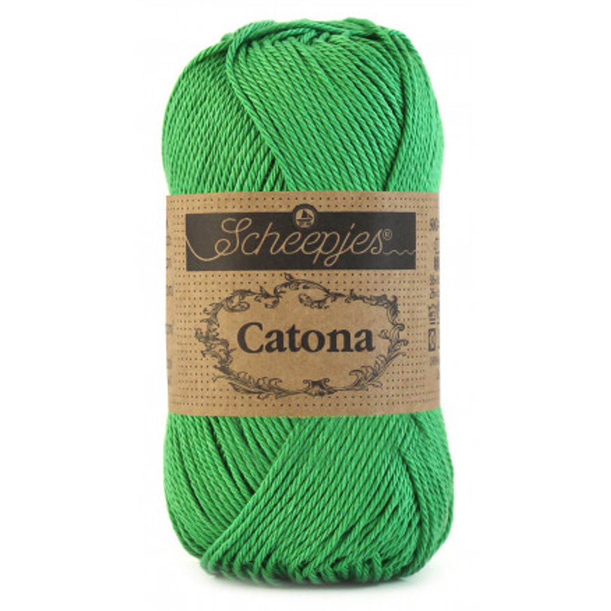 Scheepjes Catona Garn Unicolor 515 Emerald