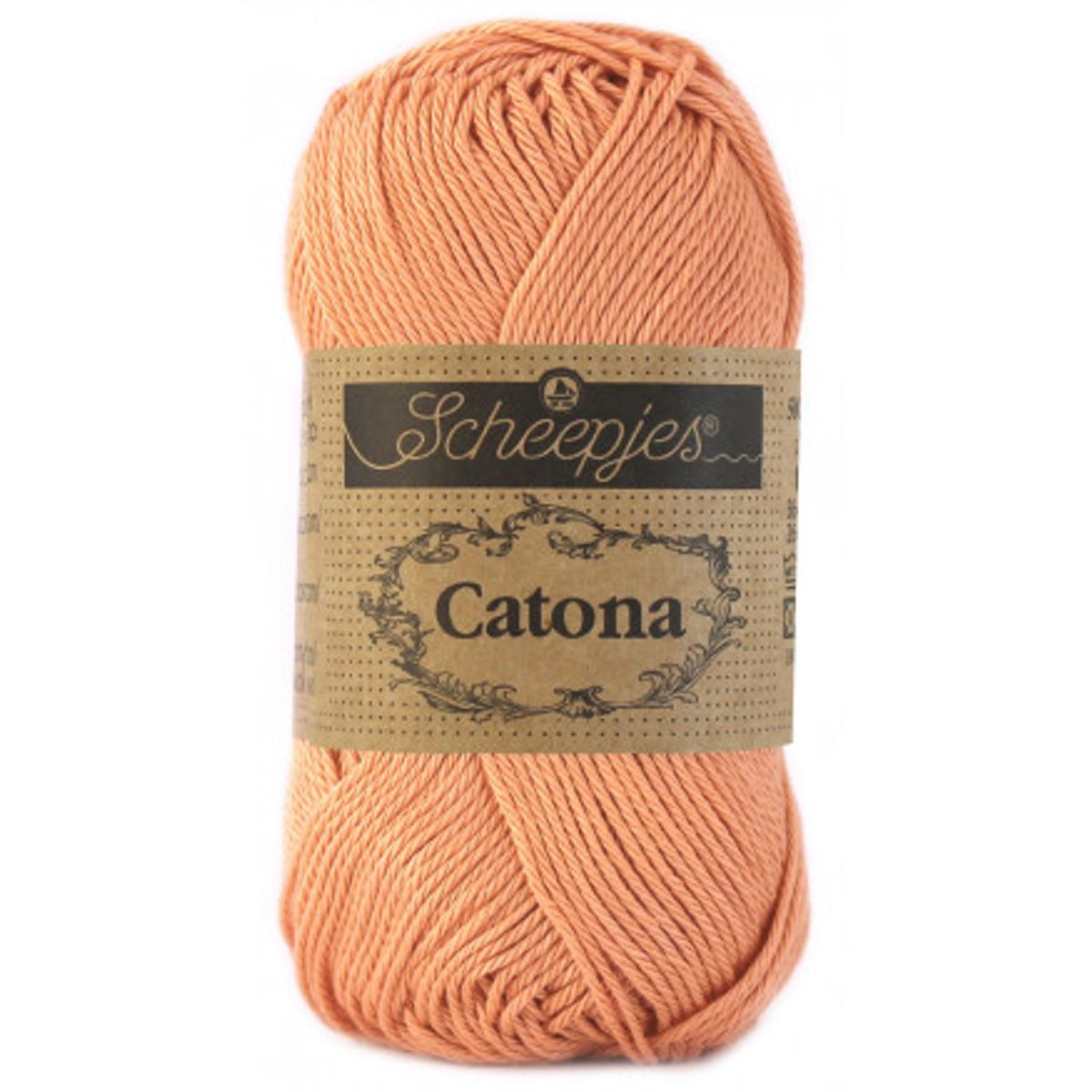 Scheepjes Catona Garn Unicolor 524 Apricot