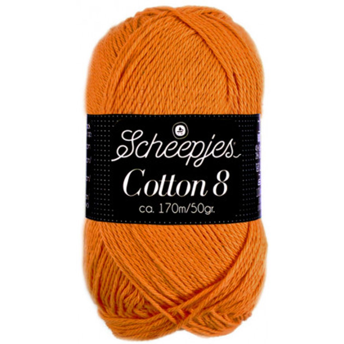 Scheepjes Cotton 8 Garn Unicolor 639 Orange