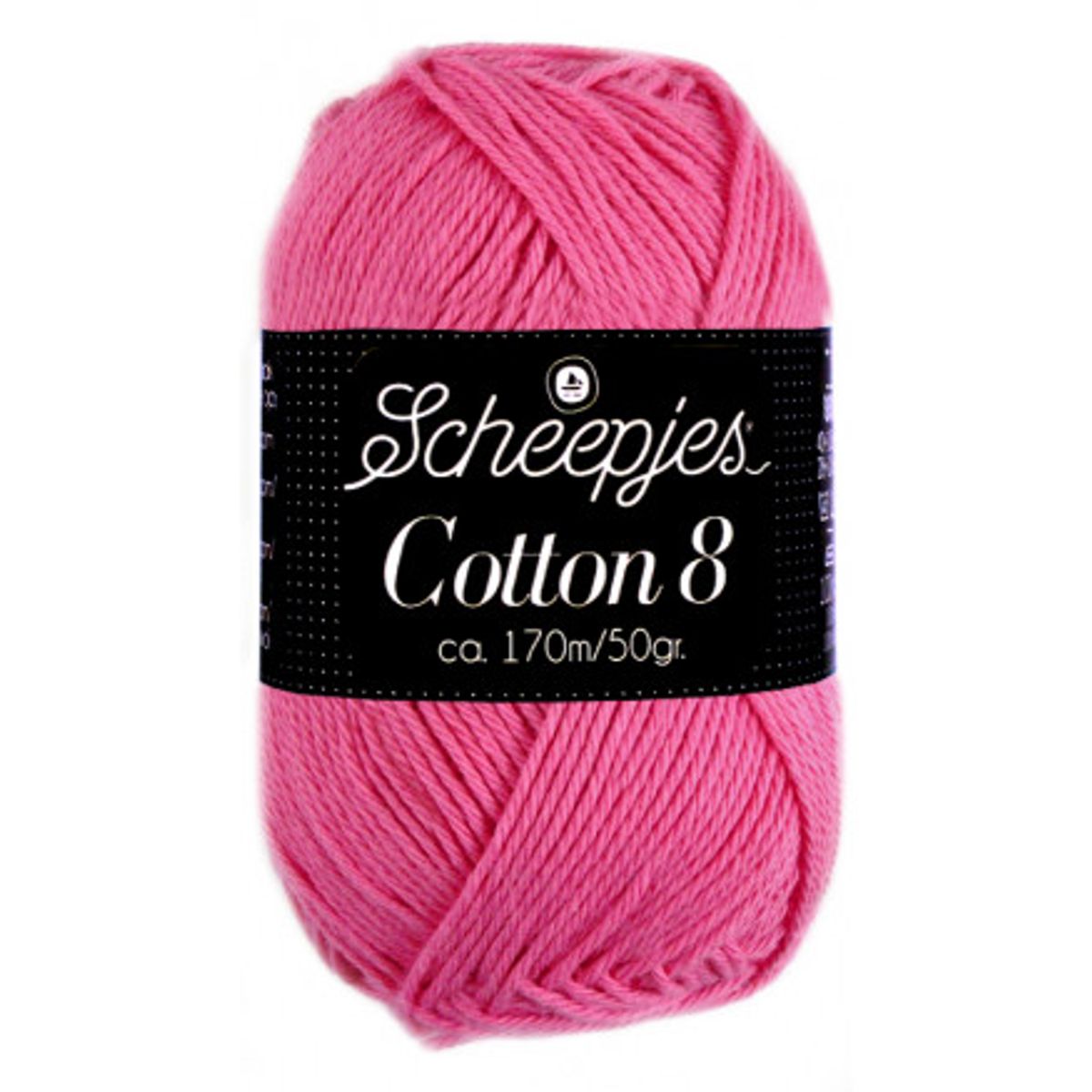 Scheepjes Cotton 8 Garn Unicolor 719 Pink