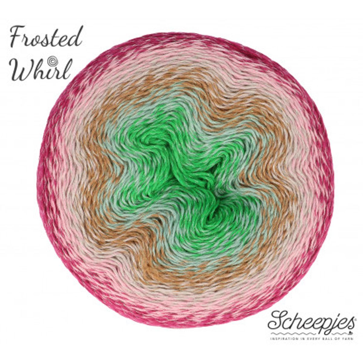 Scheepjes Frosted Whirl Garn Print 322 Skinny Scream