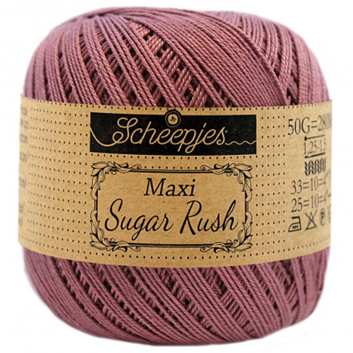 Scheepjes Maxi Sugar Rush Garn Unicolor 240 Amethyst