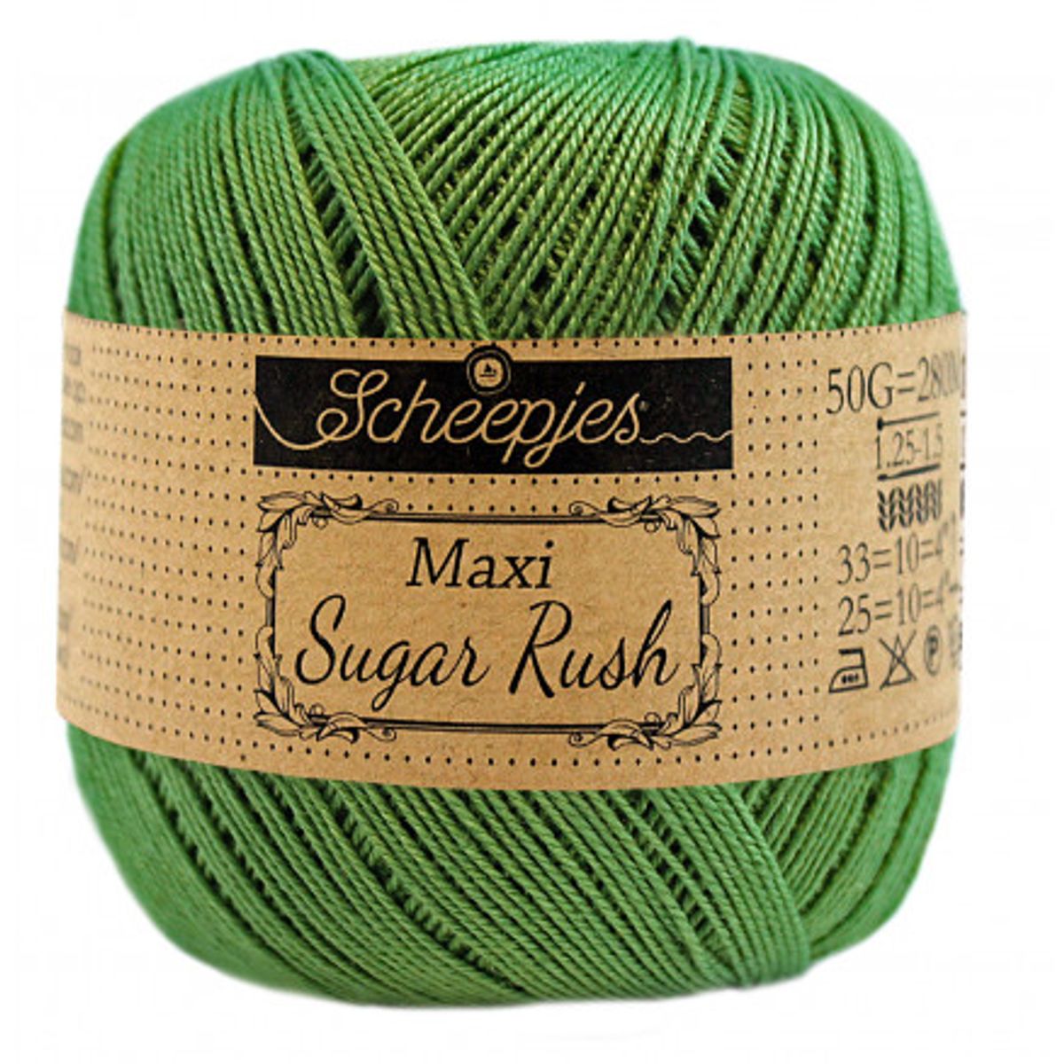 Scheepjes Maxi Sugar Rush Garn Unicolor 412 Forest Green