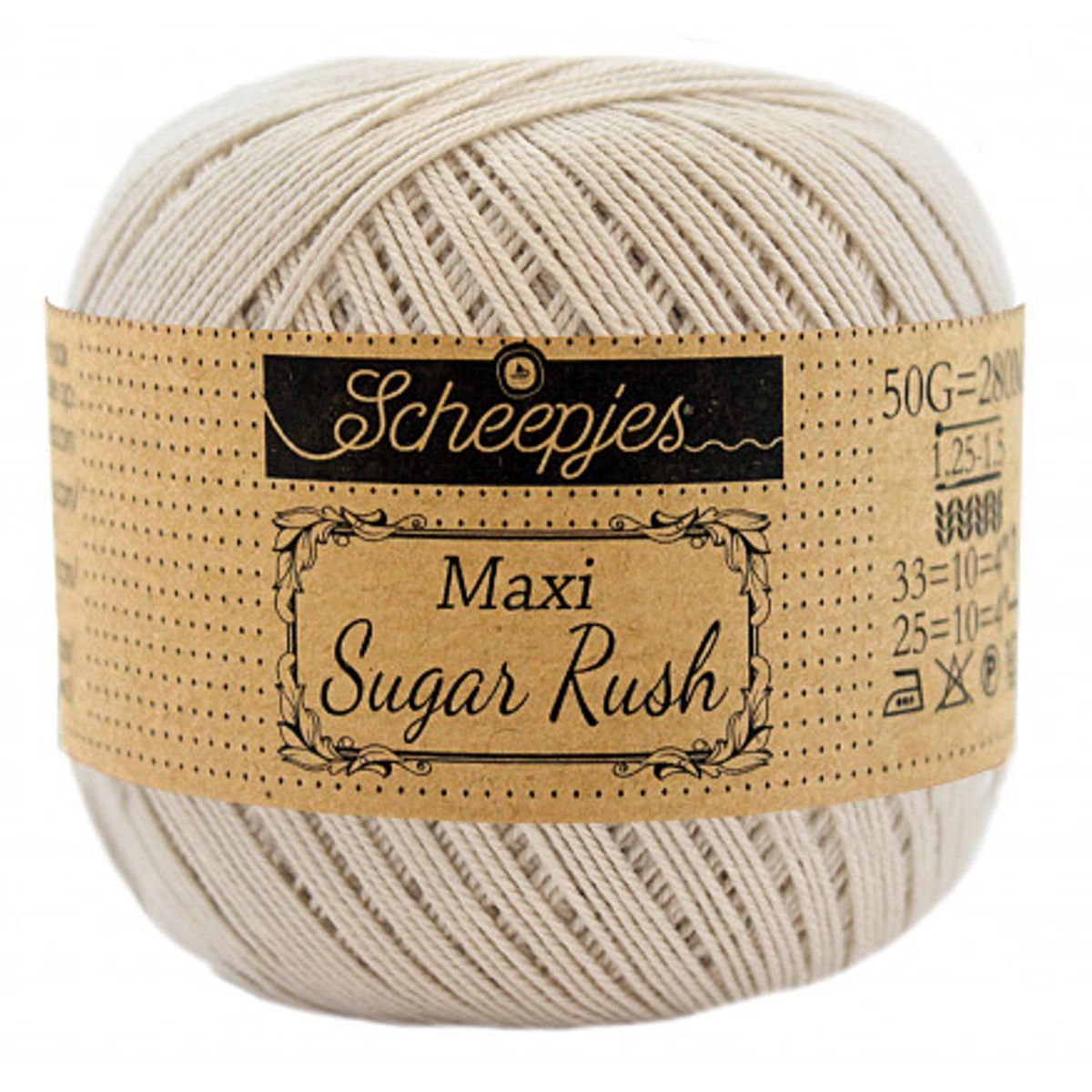 Scheepjes Maxi Sugar Rush Garn Unicolor 505 Linen