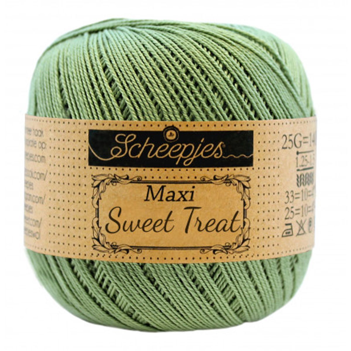 Scheepjes Maxi Sweet Treat Garn Unicolor 212 Sage Green