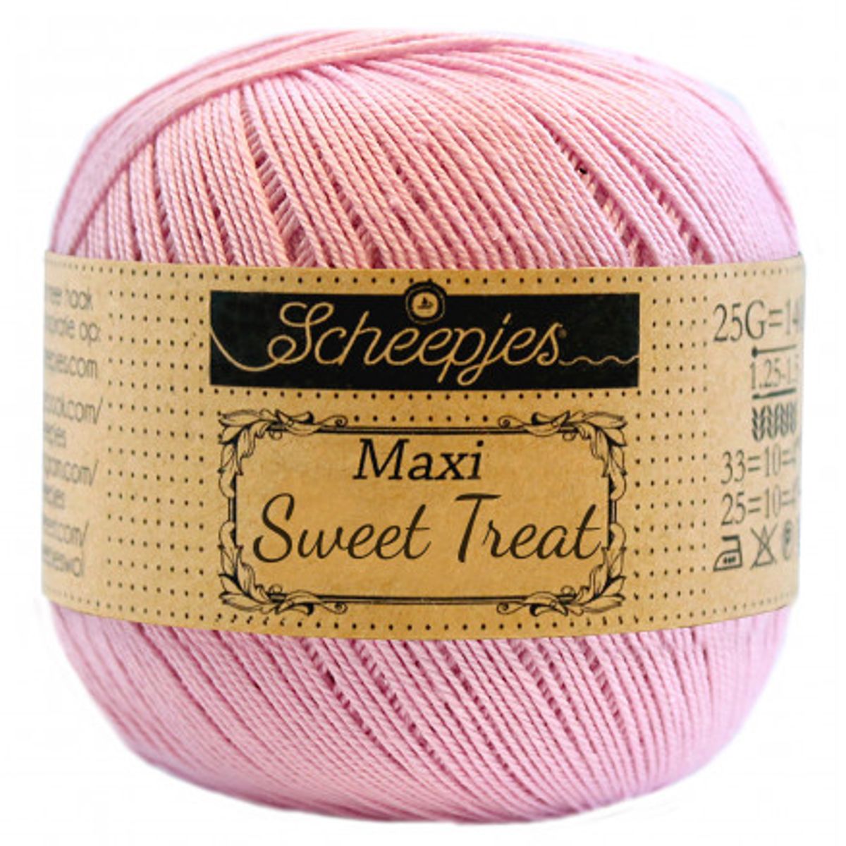 Scheepjes Maxi Sweet Treat Garn Unicolor 246 Icy Pink