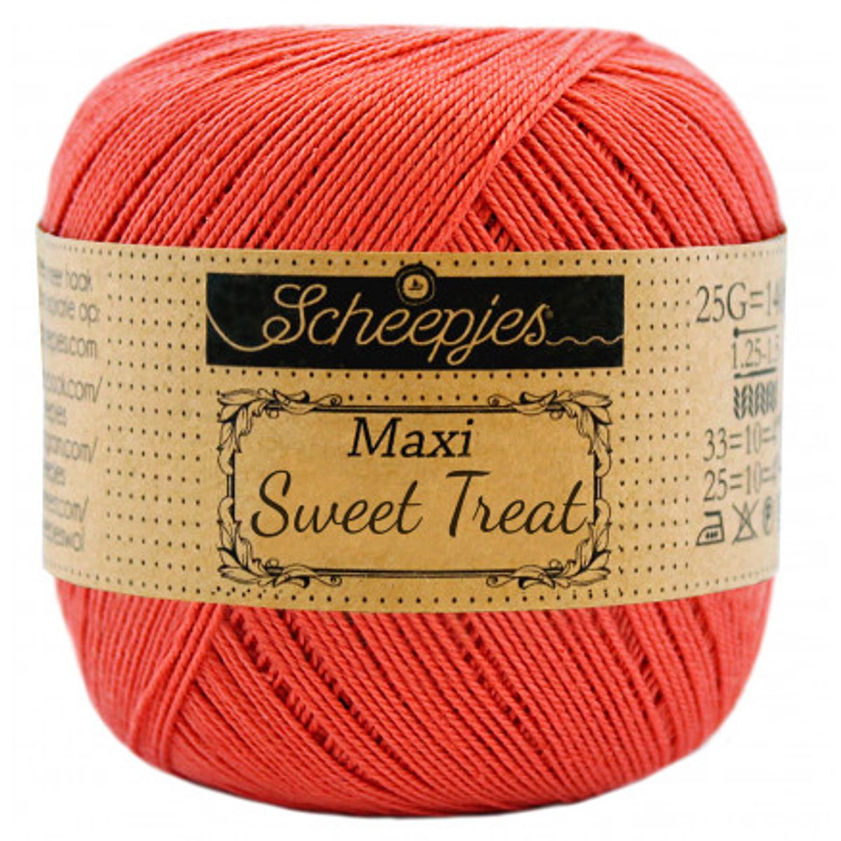 Scheepjes Maxi Sweet Treat Garn Unicolor 252 Water Melon