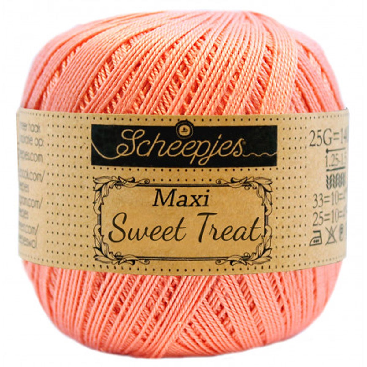 Scheepjes Maxi Sweet Treat Garn Unicolor 264 Light Coral