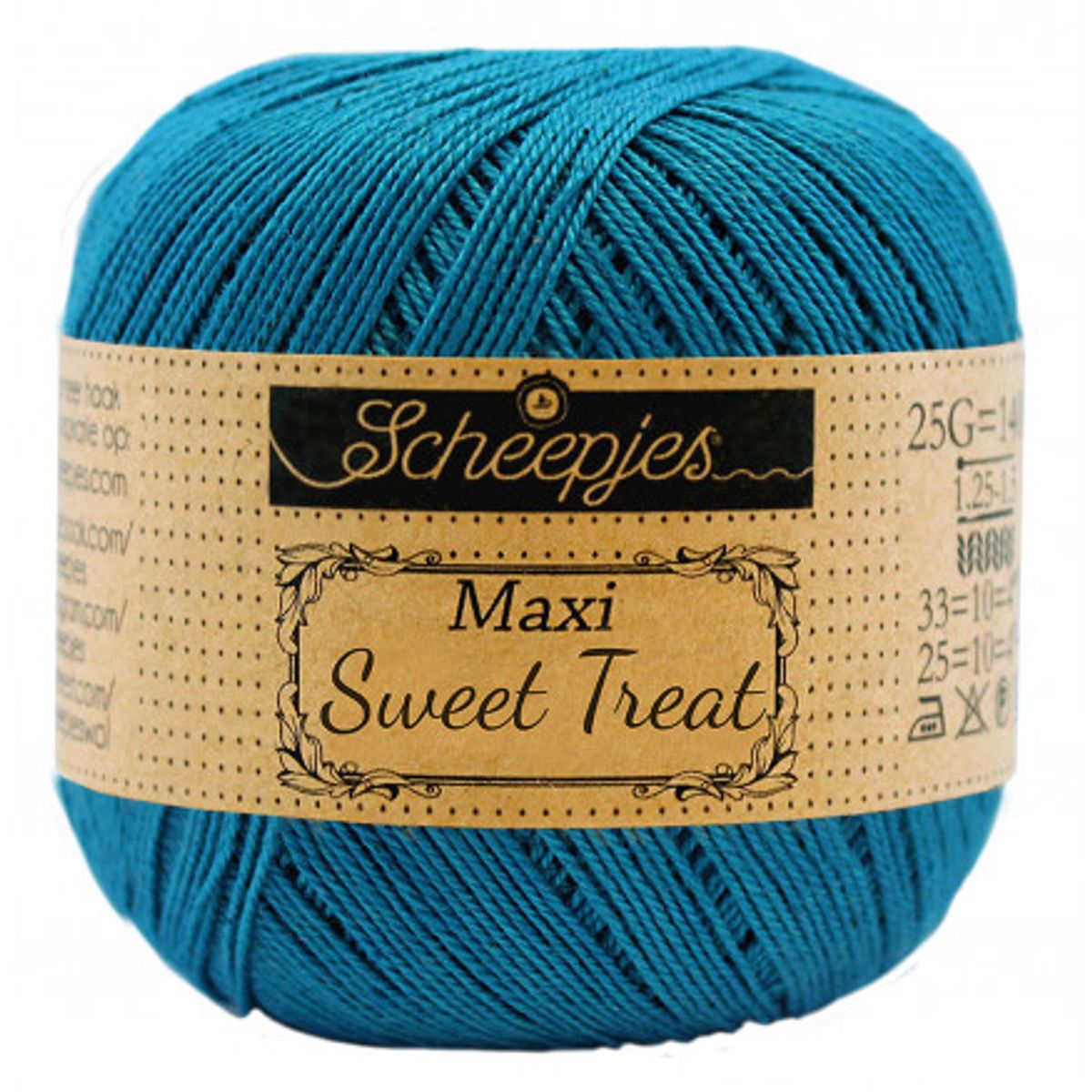 Scheepjes Maxi Sweet Treat Garn Unicolor 400 Petron Blue