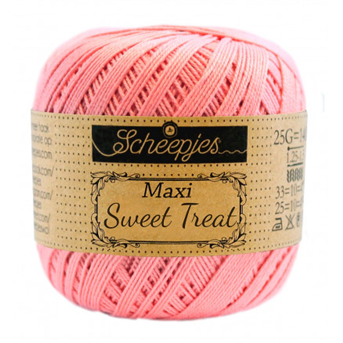 Scheepjes Maxi Sweet Treat Garn Unicolor 409 Soft Rosa