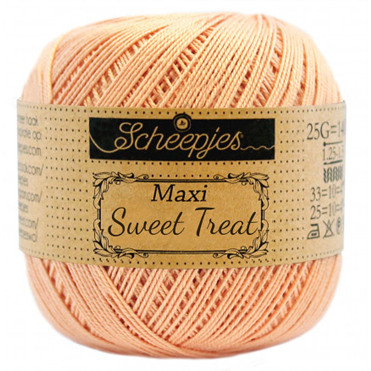 Scheepjes Maxi Sweet Treat Garn Unicolor 414 Salmon