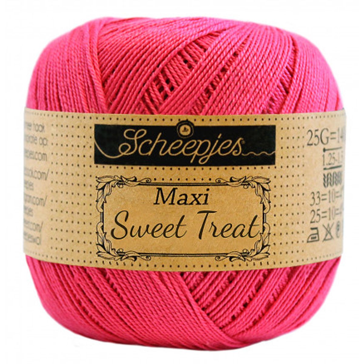 Scheepjes Maxi Sweet Treat Garn Unicolor 786 Fuchsia