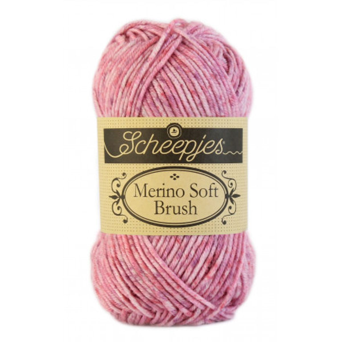 Scheepjes Merino Soft Brush Garn Print 256 van Dyck