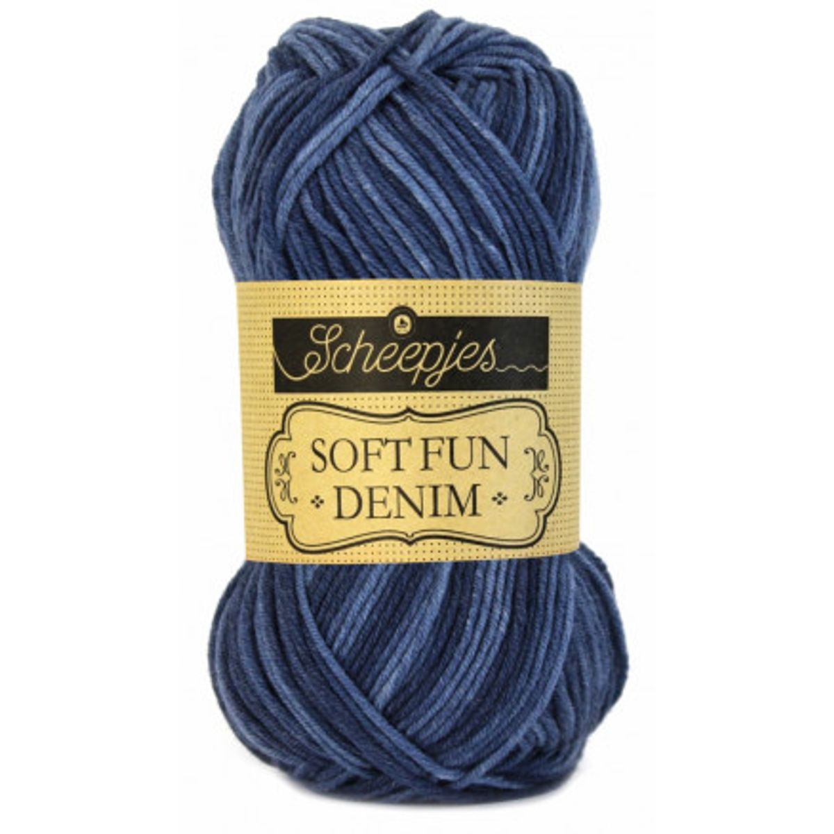 Scheepjes Softfun Denim Garn Print 501 Marine