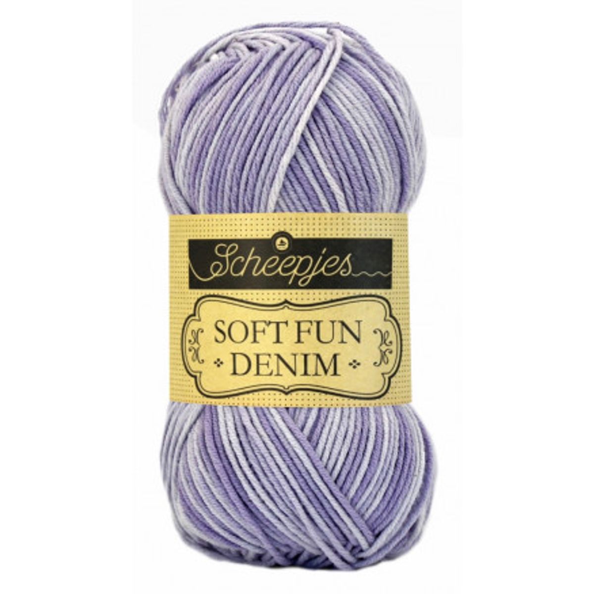 Scheepjes Softfun Denim Garn Print 512 Lavendel