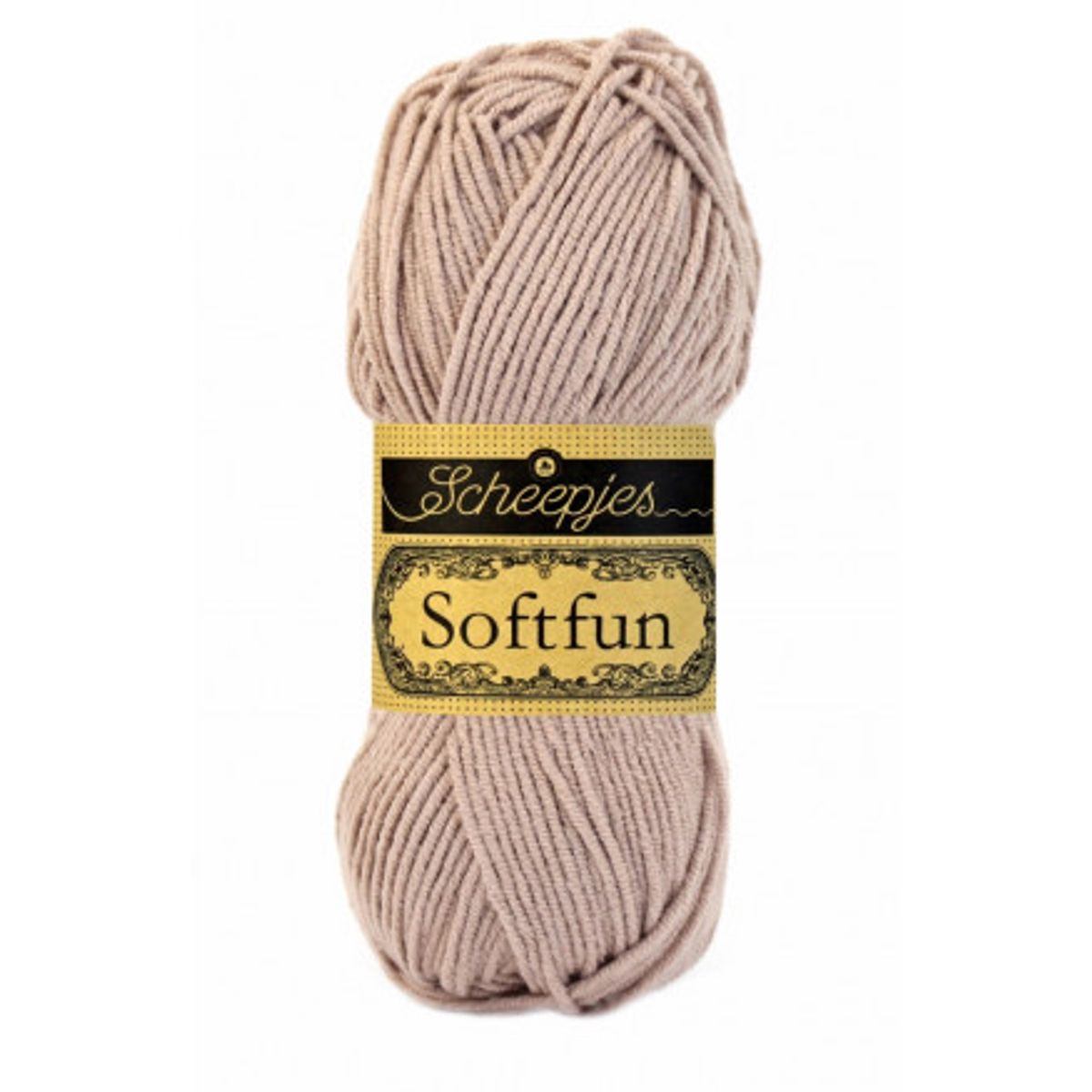 Scheepjes Softfun Garn Unicolor 2470 Lys Beige