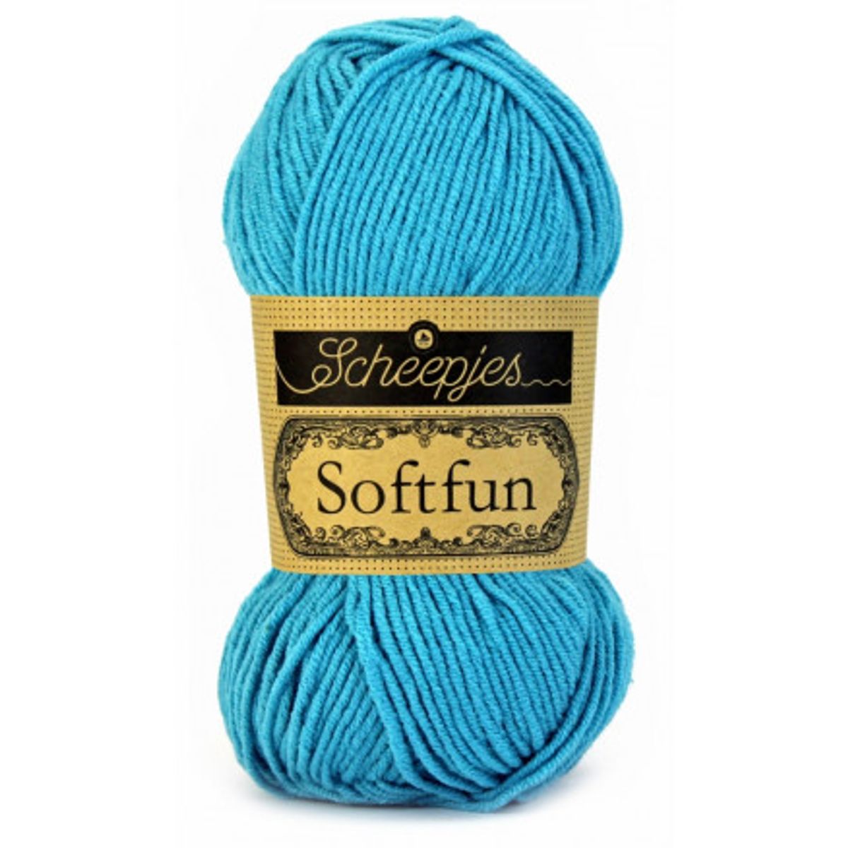 Scheepjes Softfun Garn Unicolor 2511 Turkisblå