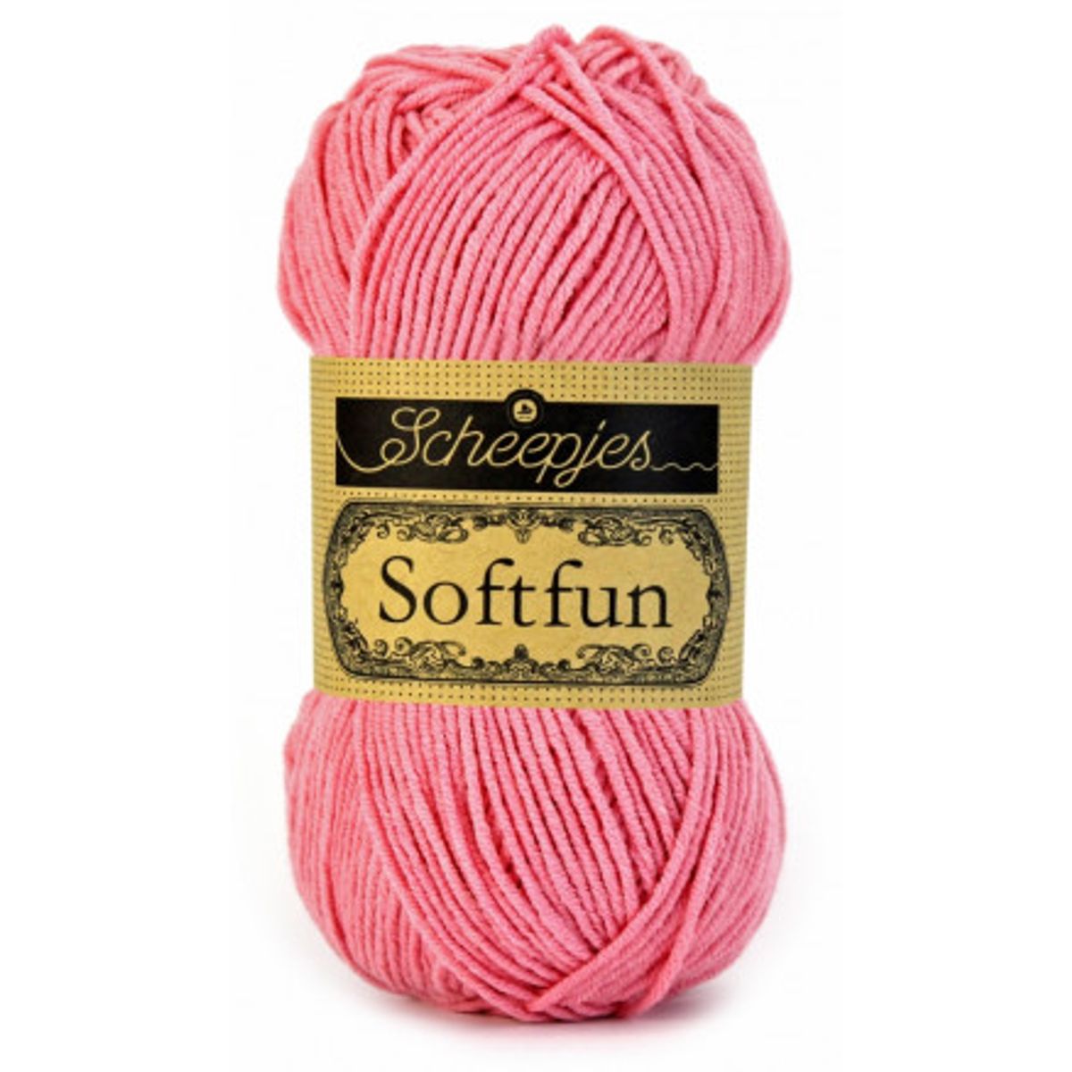 Scheepjes Softfun Garn Unicolor 2514 Koral Rosa