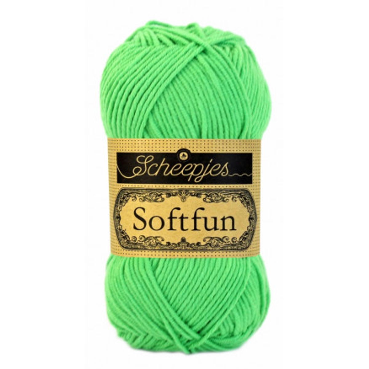 Scheepjes Softfun Garn Unicolor 2517 Grøn